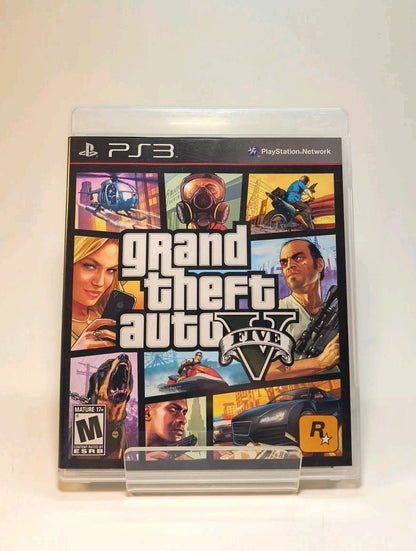 Grand Theft Auto 5 V PS3 CIB W/ Map + Manual - PlayStation 3