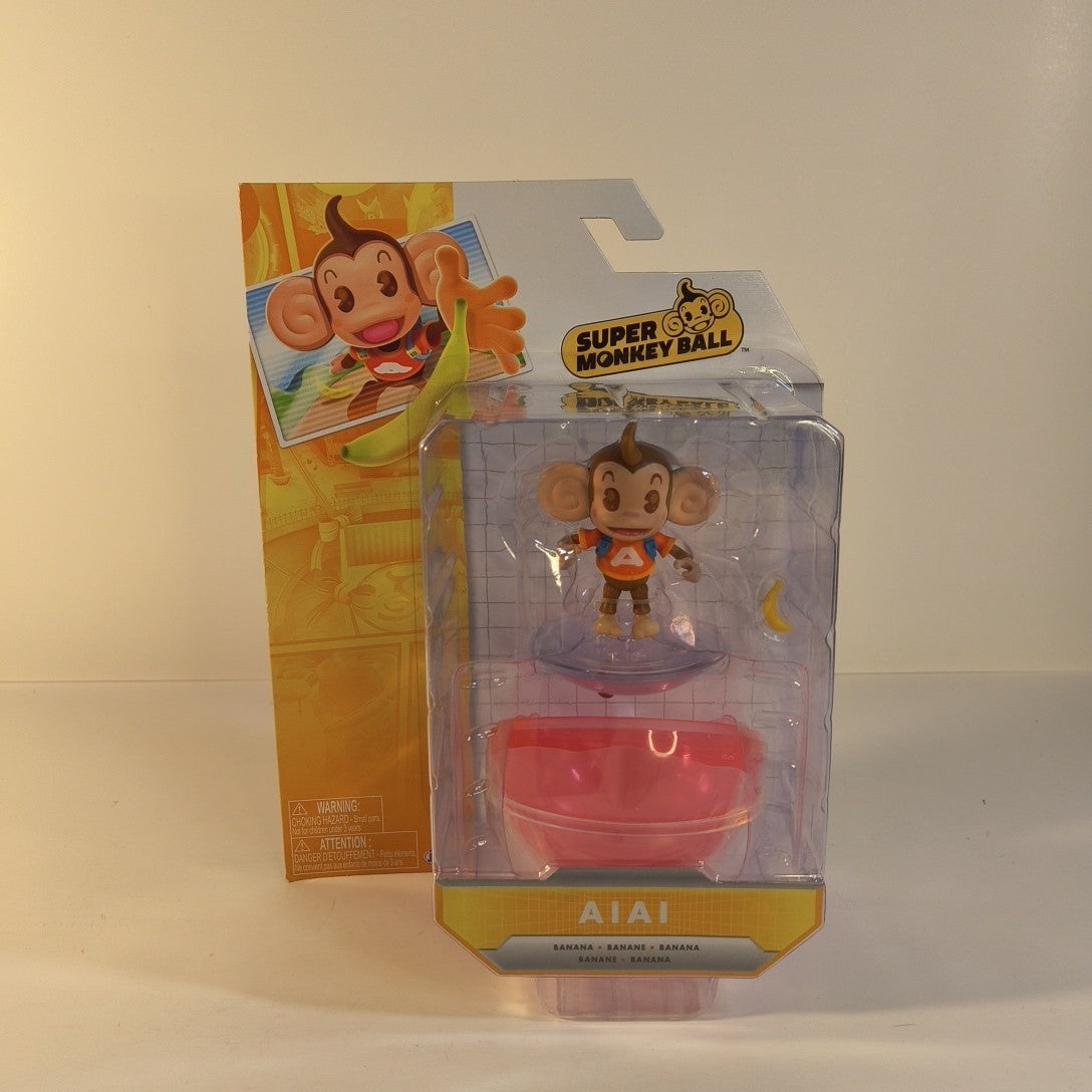 Jakks Super Monkey Ball AiAi With Banana Action Figure Sega