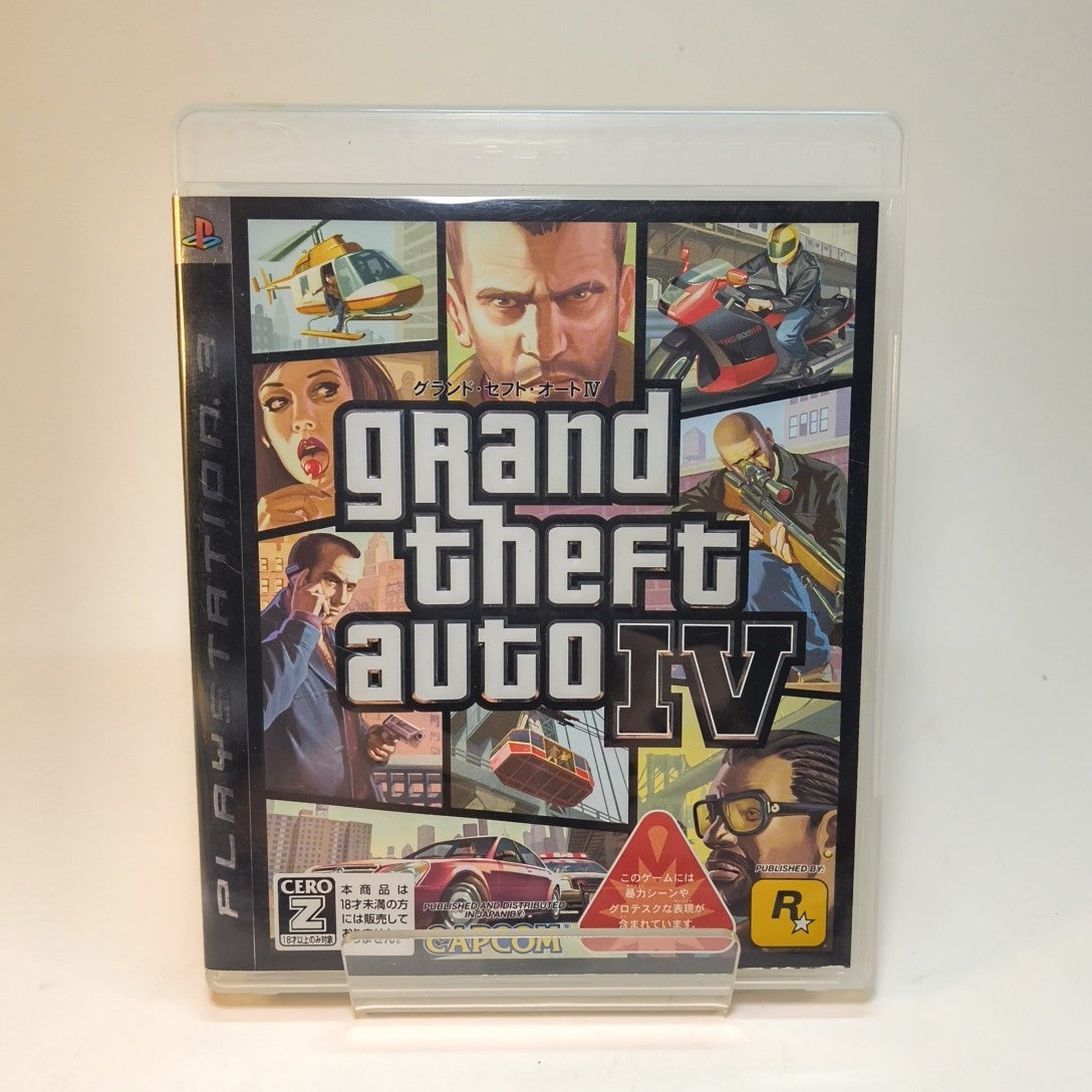 Grand Theft Auto IV w/ Map & Manual PlayStation PS3 Japanese Tested 