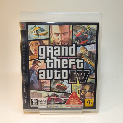 Grand Theft Auto IV w/ Map & Manual PlayStation PS3 Japanese Tested 