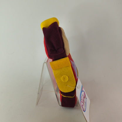 The Disney Store Beauty and the Beast COGSWORTH Mini Bean Bag Plush 7" NWT X6