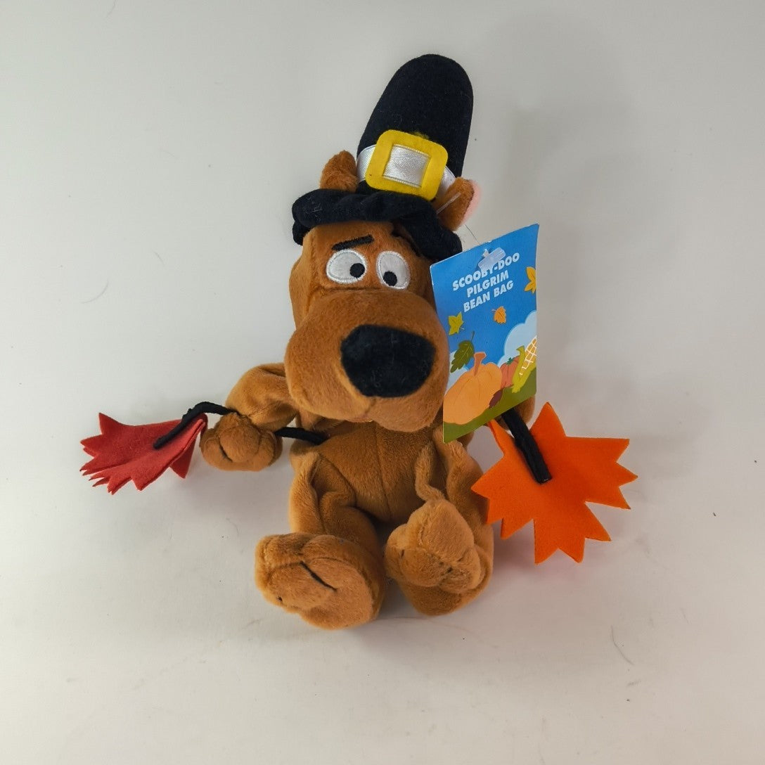Vintage Scooby Doo 9" Pilgrim Bean Bag Warner Bros Studio Store NWT