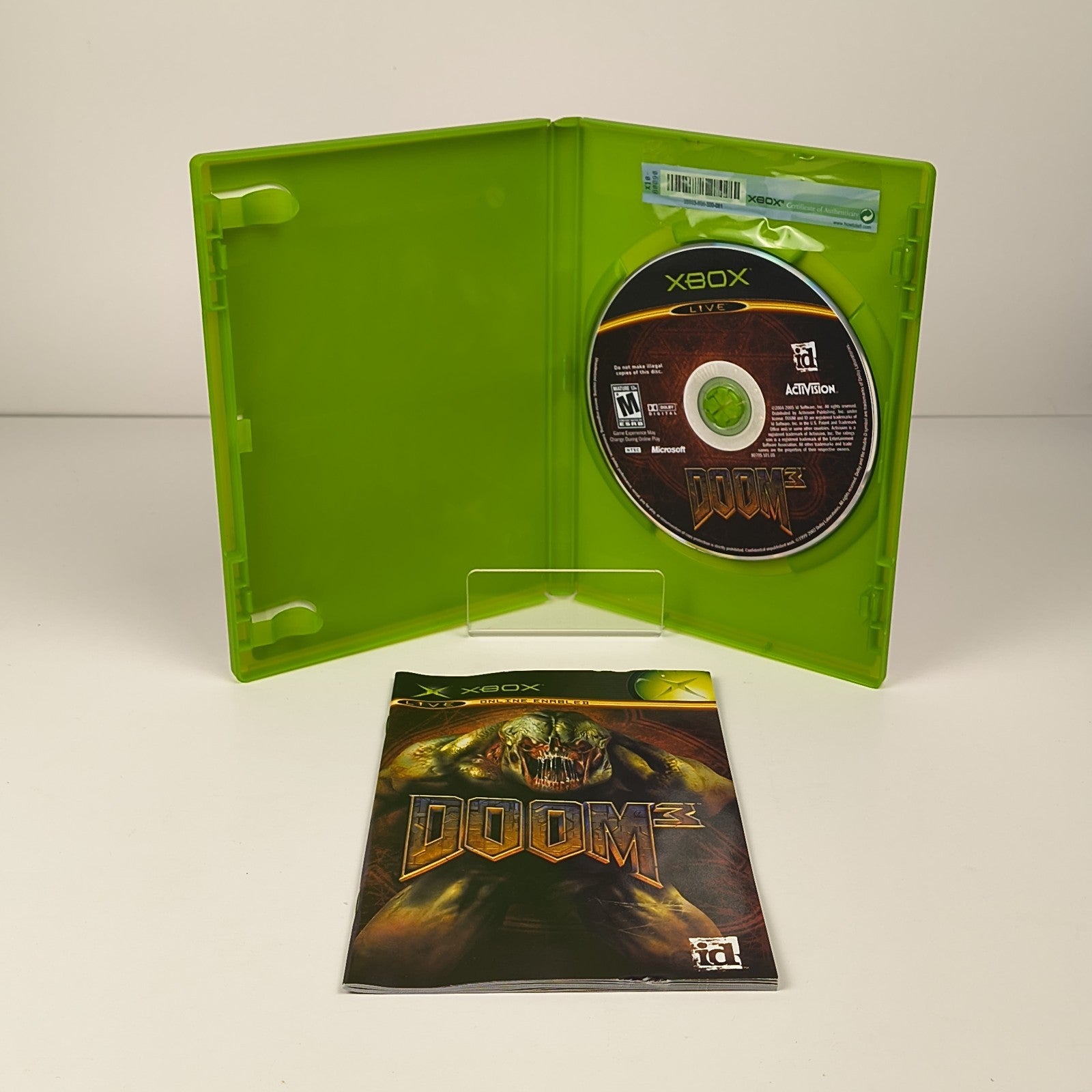 Doom 3 - Xbox (OG) - CIB - Tested