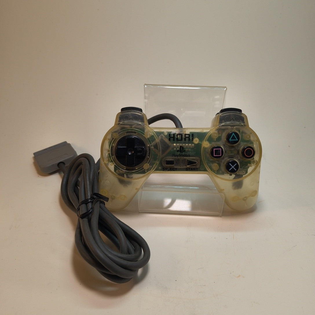 Hori Pad PS SLPH-00029 Clear Controller Pad PS2 PS1 PlayStation Japan 2PC124 B
