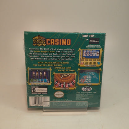 GOLDEN NUGGET CASINO for Nintendo GAME BOY ADVANCE 2004 Brand NEW SEALED 