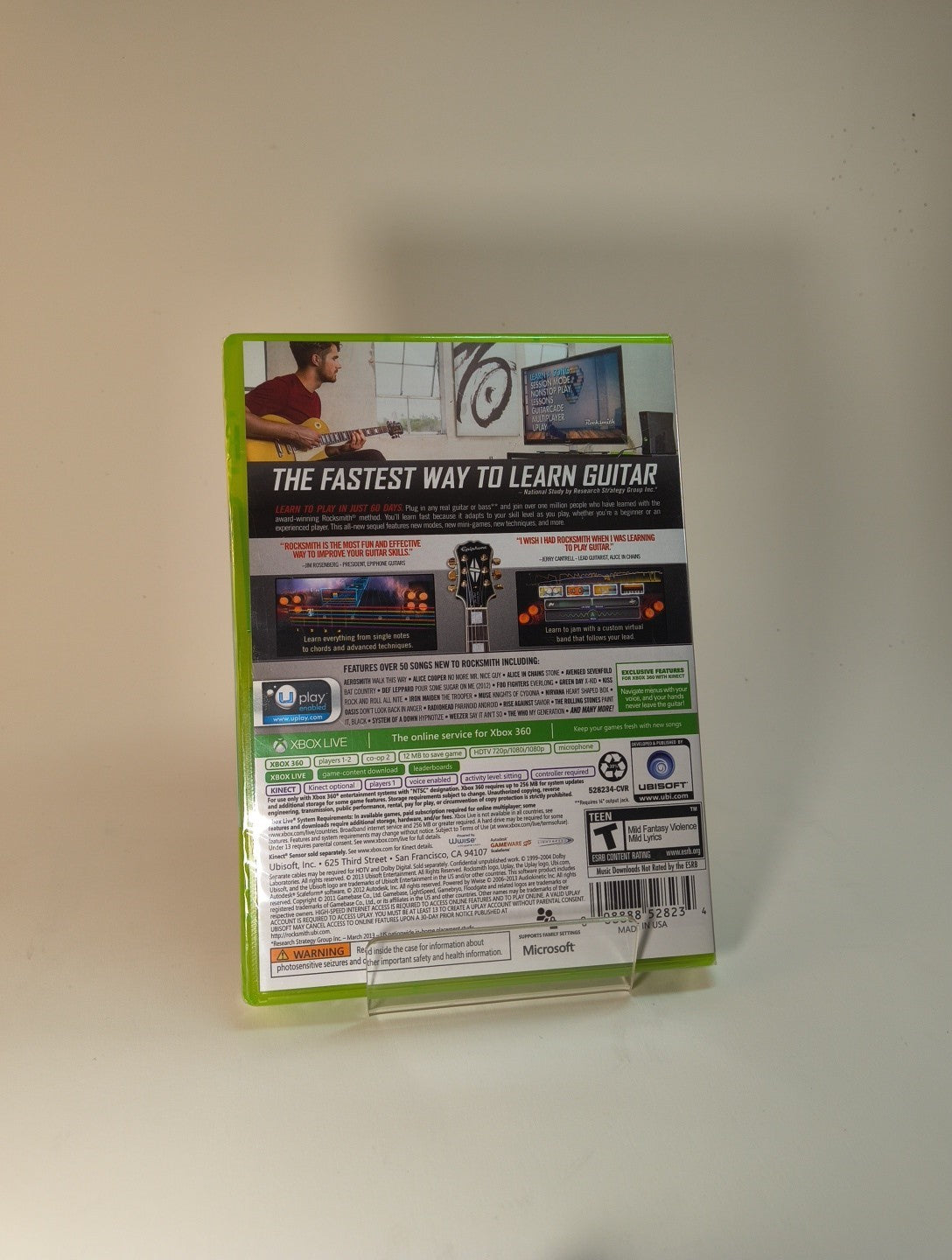 Rocksmith 2014 Edition Microsoft Xbox 360 New Sealed 