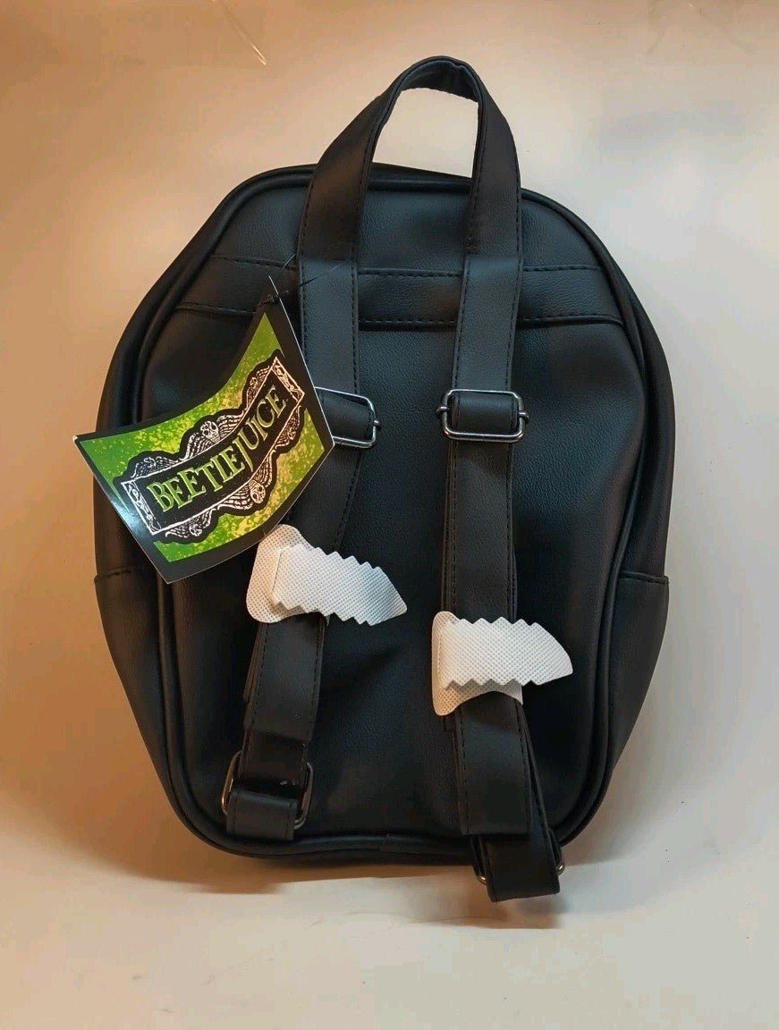 Beetlejuice Mini Backpack - Coffin Shape Bag "Ghost With The Most" New W/ Tags