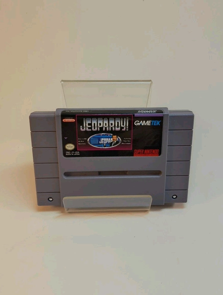 Jeopardy! SNES Super Nintendo Game Cartridge Tested