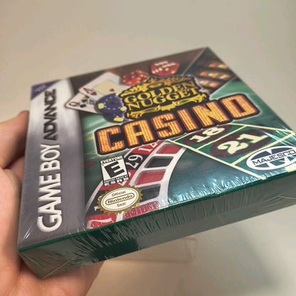 GOLDEN NUGGET CASINO for Nintendo GAME BOY ADVANCE 2004 Brand NEW SEALED 