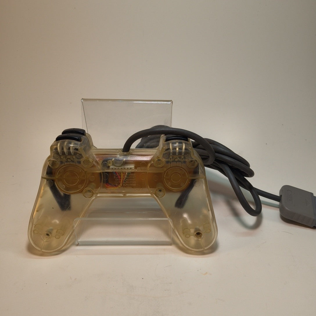 Hori Pad PS SLPH-00029 Clear Controller Pad PS2 PS1 PlayStation Japan 2PC124 B