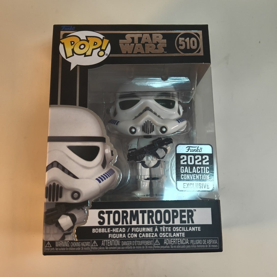 Funko Pop! Bobble-Head: Star Wars - Stormtrooper - Galactic Convention EX 510