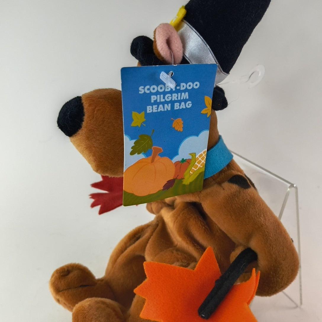 Vintage Scooby Doo 9" Pilgrim Bean Bag Warner Bros Studio Store NWT