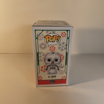 Funko Pop! Star Wars Holiday 559 C-3PO Snowman Vinyl Figure READ DESCRIPTION 