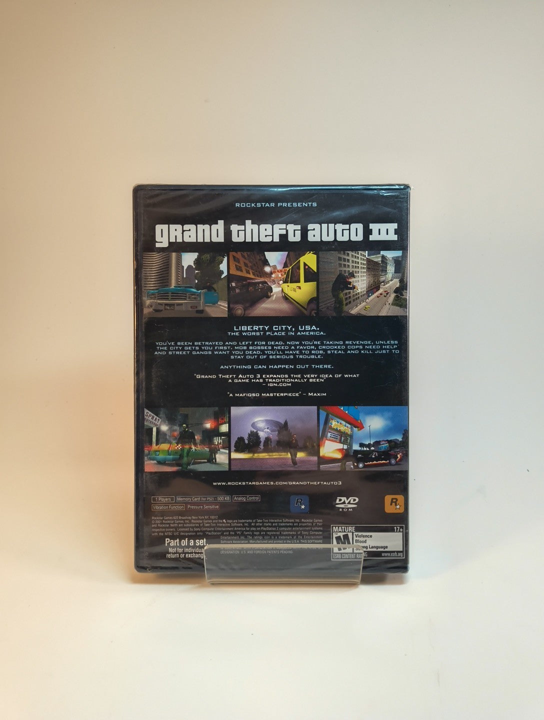 Grand Theft Auto III Not For Resale PS2 BRAND NEW, SEALED - SEE PHOTOS