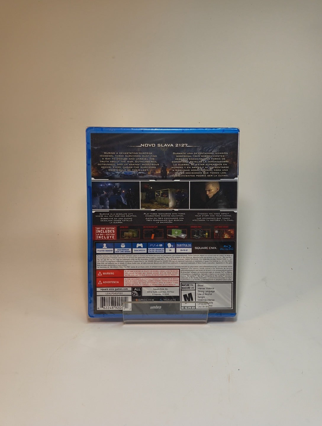Left Alive - Sony PlayStation 4 PS4 Square Enix Day One Edition Factory Sealed 