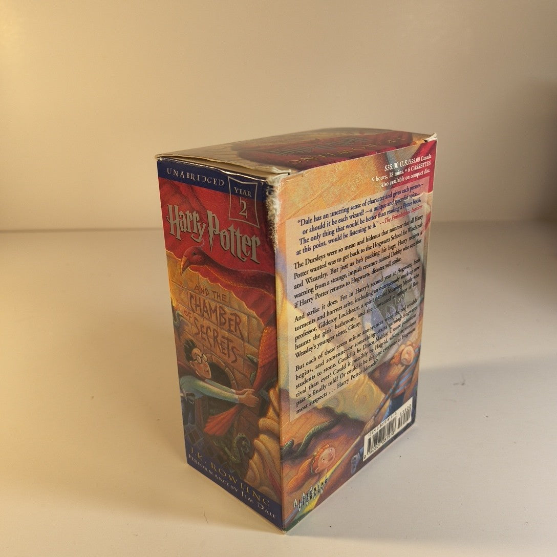 Harry Potter Audiobook Cassette Books 1-5 - Unabridged J.K Rowling Jim Dale