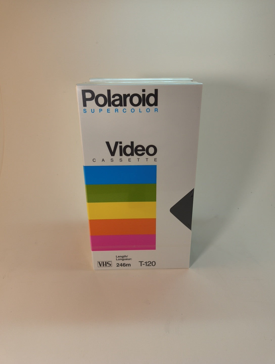 Polaroid Supercolor Blank Sealed VHS Tapes T-120 New Sealed 3 Pack