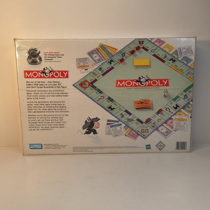 Monopoly Property Trading Board Game - 1999 Hasbro USA - Sealed Torn Plastic