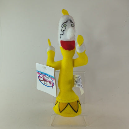 Disney Store Beauty and the Beast LUMIERE 7" Mini Bean Bag Plush NWT