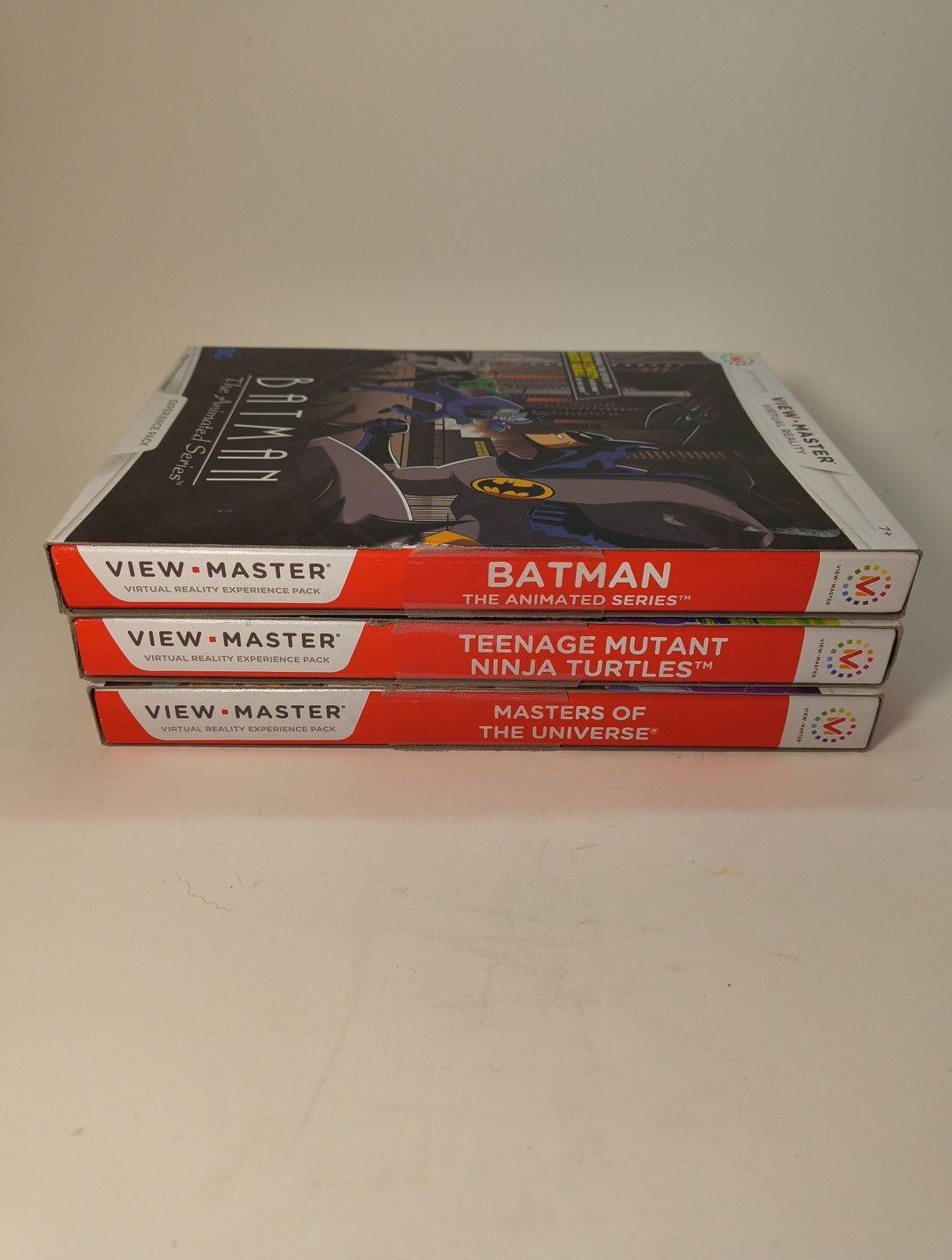 Mattel View Master Virtual Reality Experience - Lot Of 3 BATMAN TMNT - UNTESTED