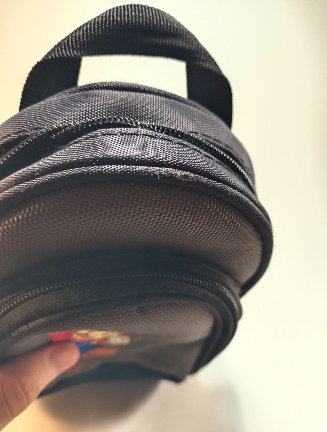 Nintendo DS Lite Super Mario Black Gray Mini Backpack Carry Case Bag - No Straps