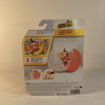 Jakks Super Monkey Ball AiAi With Banana Action Figure Sega