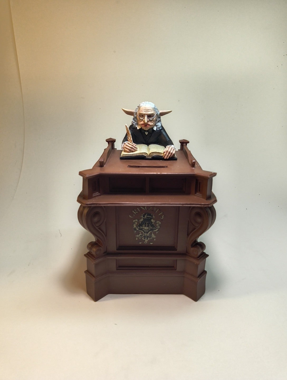 Wizarding World Harry Potter Gringotts Goblin Coin Piggy Bank Enesco NIB