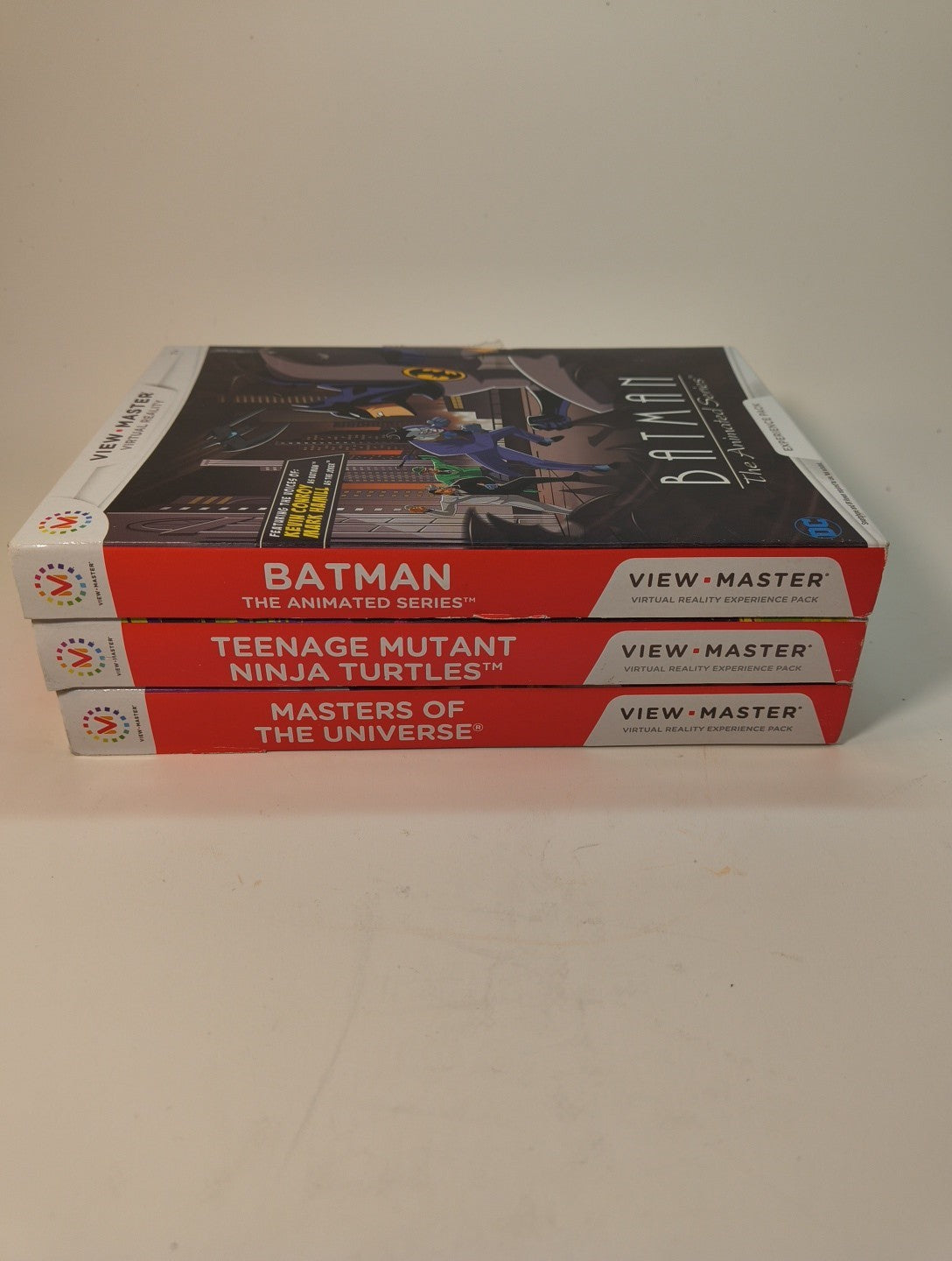 Mattel View Master Virtual Reality Experience - Lot Of 3 BATMAN TMNT - UNTESTED