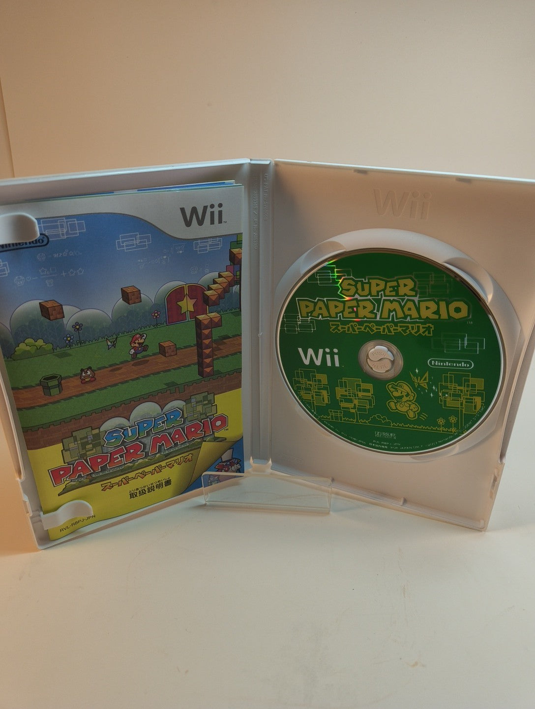 Super Paper Mario Nintendo Wii Japanese Import - US Seller