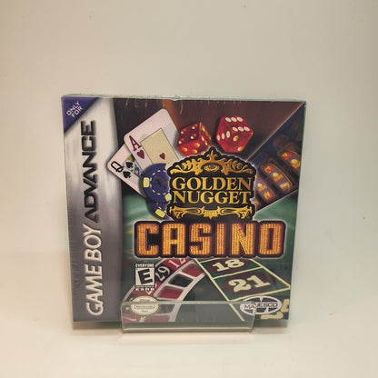 GOLDEN NUGGET CASINO for Nintendo GAME BOY ADVANCE 2004 Brand NEW SEALED 