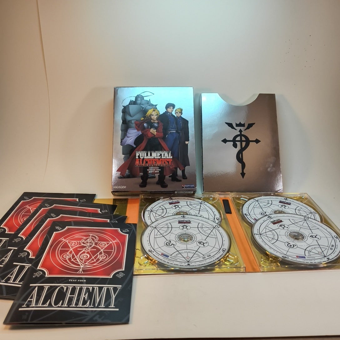 Fullmetal Alchemist - Season 1: Part 1 And 2  w/ Guide Books