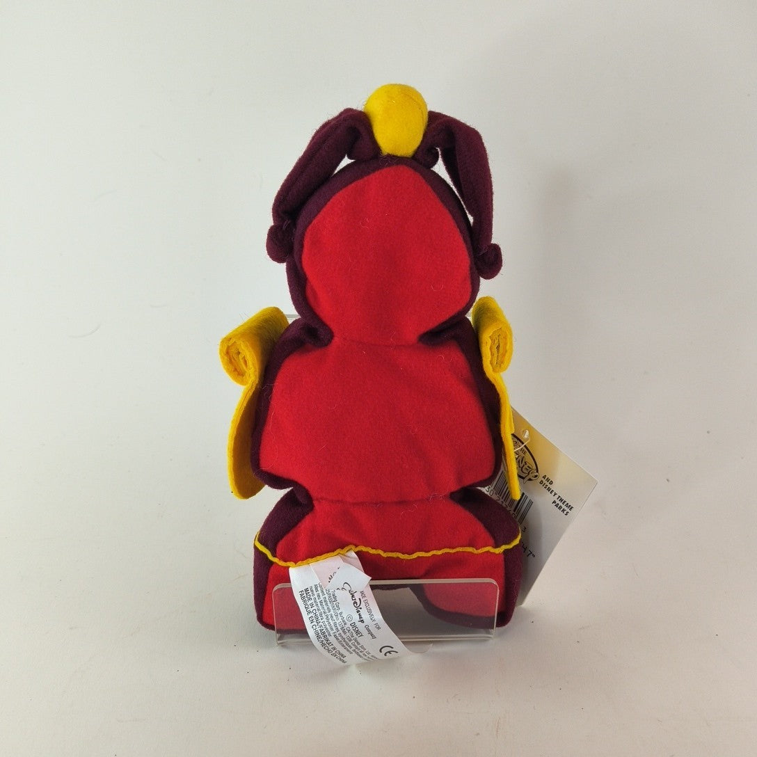 The Disney Store Beauty and the Beast COGSWORTH Mini Bean Bag Plush 7" NWT X6