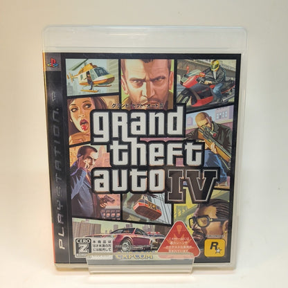 Grand Theft Auto IV w/ Map & Manual PlayStation PS3 Japanese Tested 