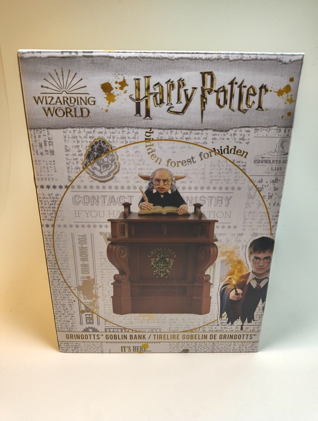 Wizarding World Harry Potter Gringotts Goblin Coin Piggy Bank Enesco NIB