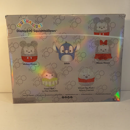 Squishmallows 5" Disney 100th Anniversary 5-Pack Brand New