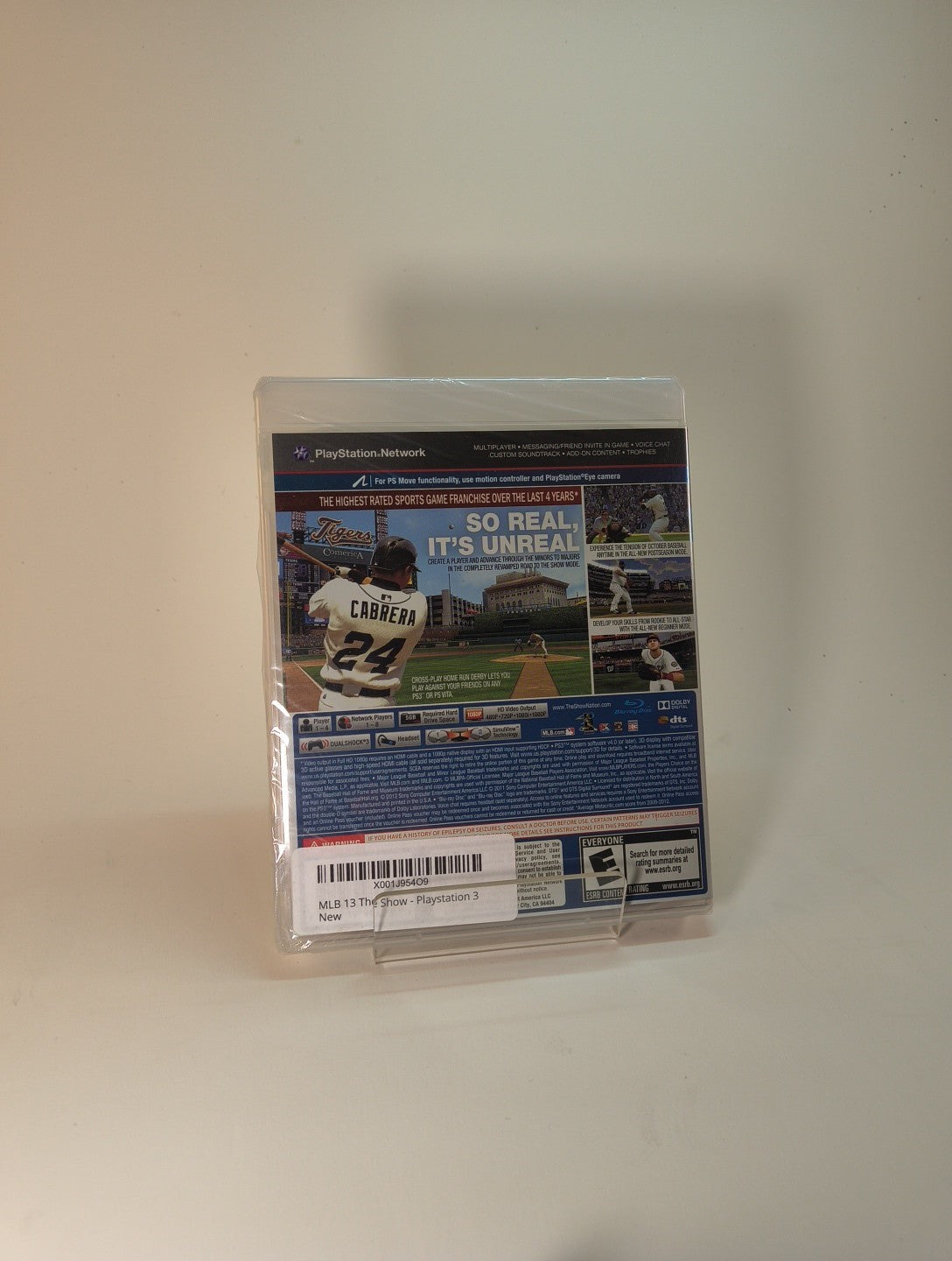 MLB 13: The Show - PS3 Exclusive (Sony PlayStation 3, 2013) Brand New Some Tears