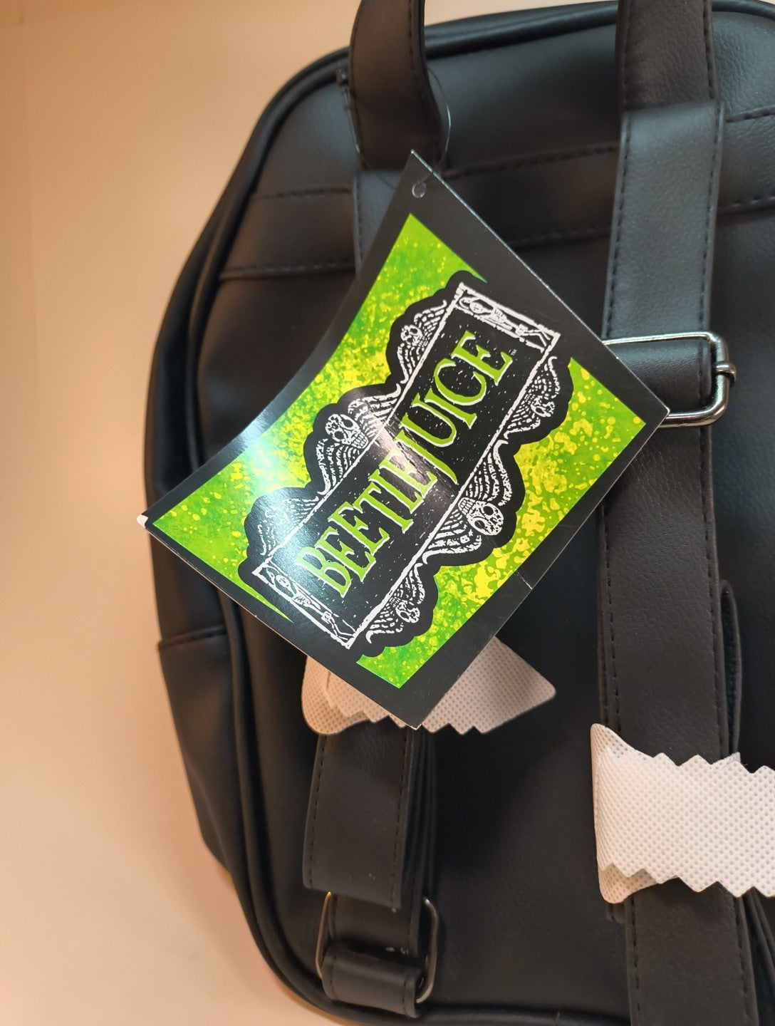 Beetlejuice Mini Backpack - Coffin Shape Bag "Ghost With The Most" New W/ Tags