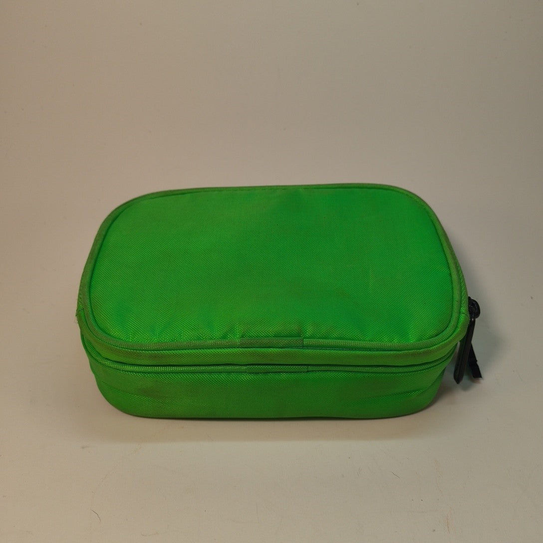 Nintendo DS Travel Carrying Case Storage Green Yoshi Super Mario Zip Around