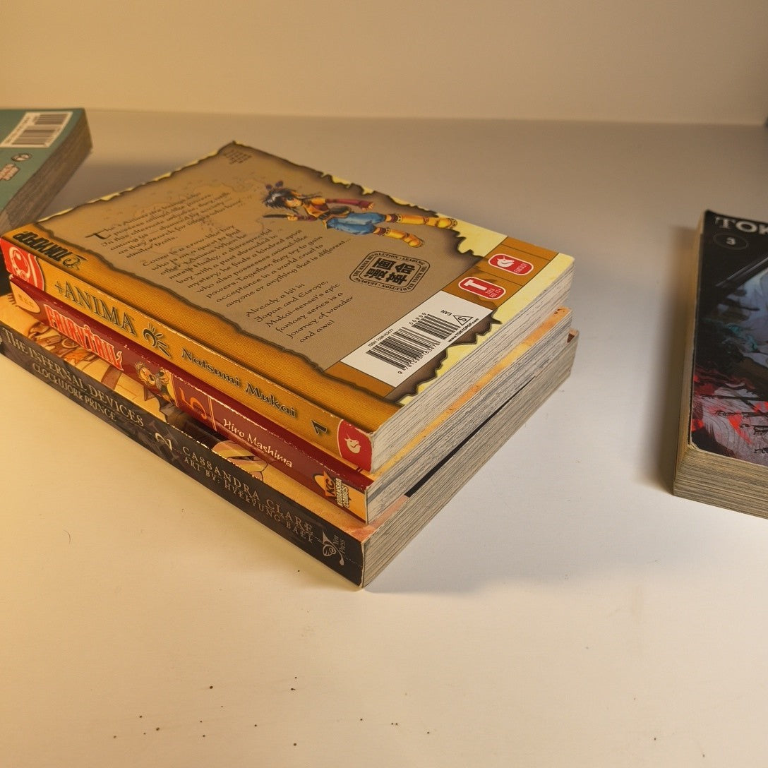 Manga Mixed Bundle Lot Of 7 Tokyo Ghoul SpyxFamily Tsubasa Anima Fairytail Clock
