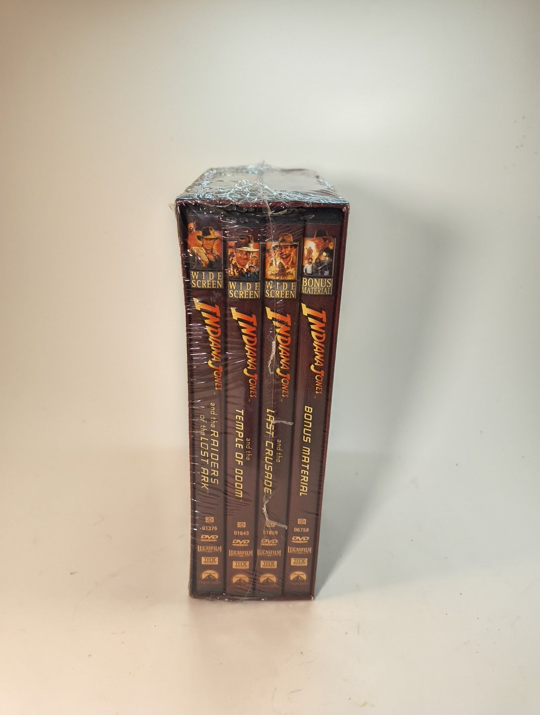 Indiana Jones - The Adventure Collection (DVD, 2003, 4-Disc Set, Widescreen) New