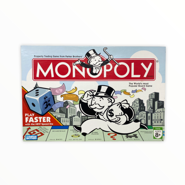 Monopoly Property Trading Board Game - 1999 Hasbro USA - Sealed Torn Plastic